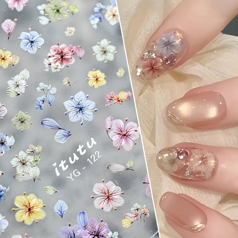 Embossed Summer Flowers Nail Art Sticker Colorful Flowers Nail Decals Self-adhesive Flowers Manicure Sliders
Embossed Summer Flowers Nail Art Sticker Colorful Flowers Nail Decals Self-adhesive Flowers Manicure Sliders