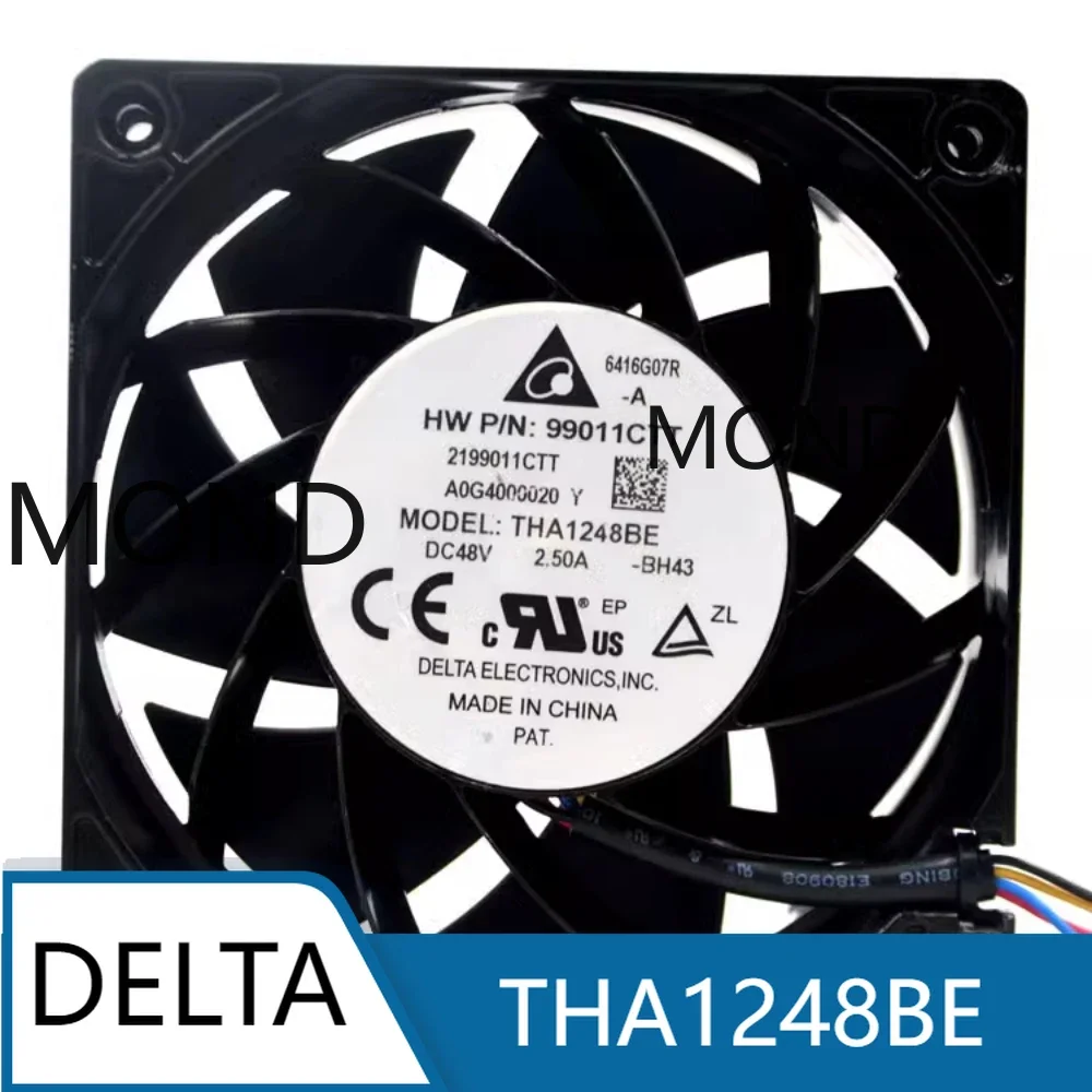 Delta THA1248BE Super Violence Metal Server Cooling Fan 48V 2.5A 12CM 12038 High Speed CFM Radiator Cooler Fan New Original
Delta THA1248BE Super Violence Metal Server Cooling Fan 48V 2.5A 12CM 12038 High Speed CFM Radiator Cooler Fan New Original
