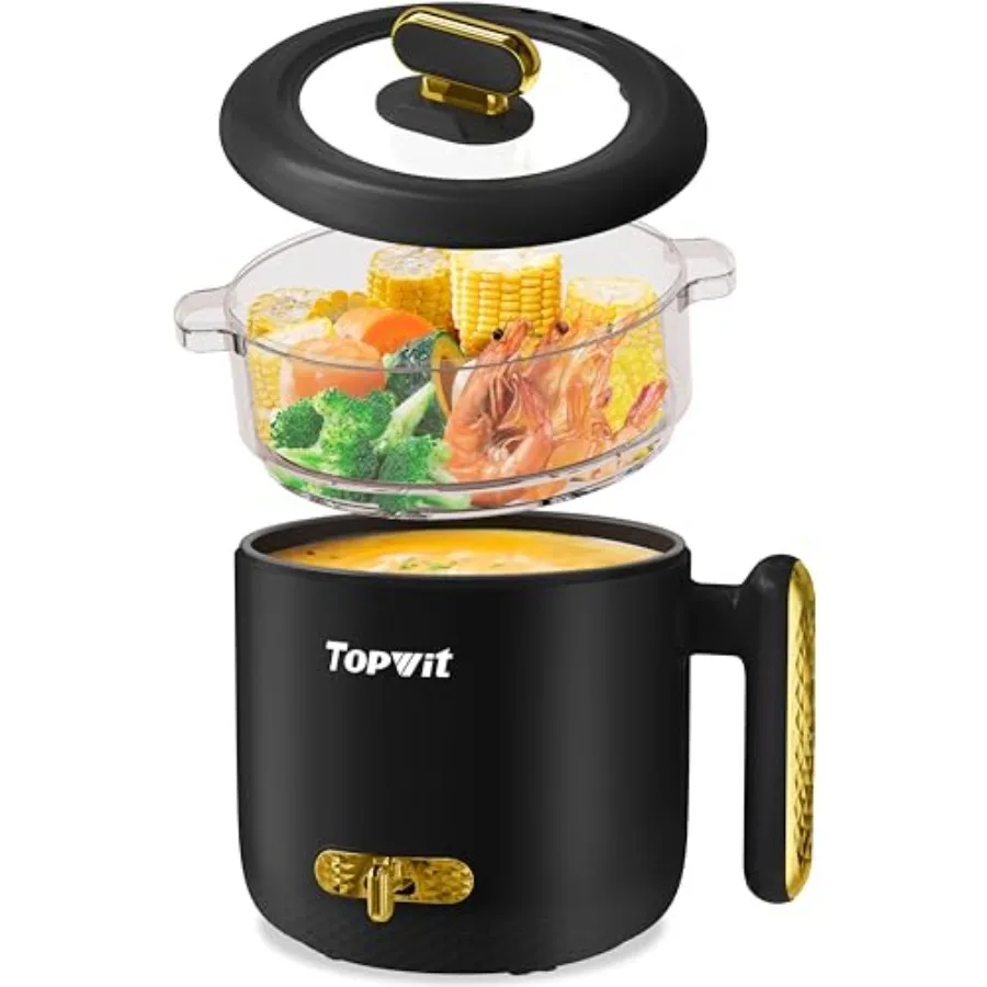 Hot Pot Electric with Steamer 1.8L Ramen Cooker Portable Electric Pot for Cooking Multifunctional Cooker for Steak Egg Soup Noo
Hot Pot Electric with Steamer 1.8L Ramen Cooker Portable Electric Pot for Cooking Multifunctional Cooker for Steak Egg Soup Noo