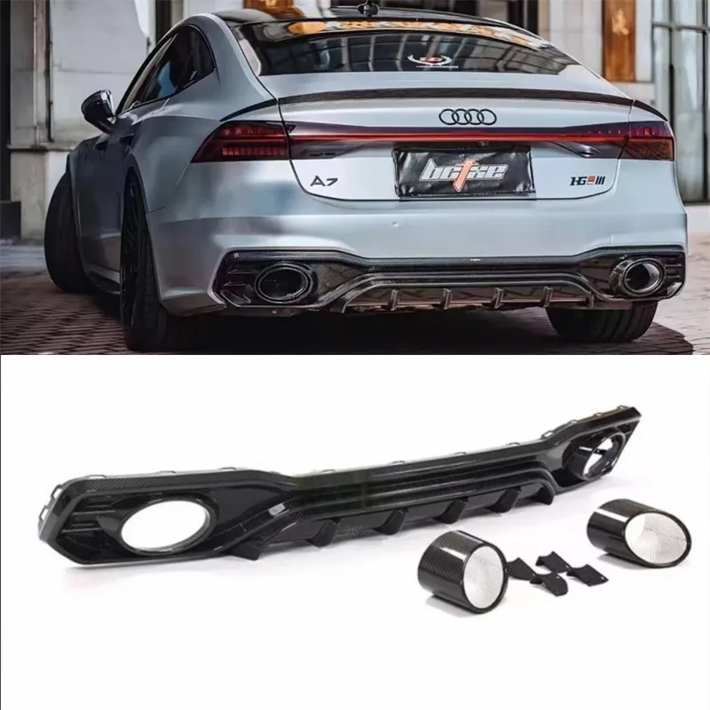 For Audi A7/A7L 2019 2020 2021 2022 2023 2024 ReaI Dry Carbon Fiber Bumper Rear Lip Spoiler Kit
For Audi A7/A7L 2019 2020 2021 2022 2023 2024 ReaI Dry Carbon Fiber Bumper Rear Lip Spoiler Kit