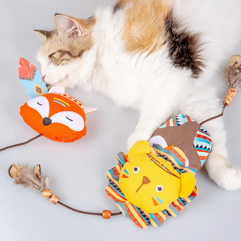 Bite Resistant Cat Toy, Cute Animal Series Teeth Cleaning Toy With feather Cat accessories
Bite Resistant Cat Toy, Cute Animal Series Teeth Cleaning Toy With feather Cat accessories
