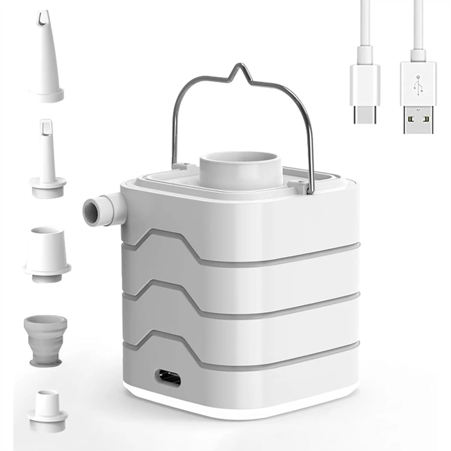 Portable Electric Mini Air Pump for Inflatables, Swimming Rings, Sleeping Pads, Vacuum Bags - Fast Inflation for Camping and
Portable Electric Mini Air Pump for Inflatables, Swimming Rings, Sleeping Pads, Vacuum Bags - Fast Inflation for Camping and
