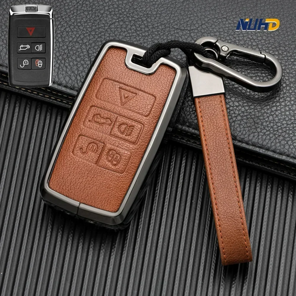 Leather Car Key Case Keychain for Land Rover Range Rover Sport Evoque Velar Discovery 5 Key Cover Protector Shell Accessories
Leather Car Key Case Keychain for Land Rover Range Rover Sport Evoque Velar Discovery 5 Key Cover Protector Shell Accessories