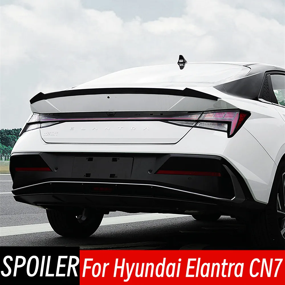Rear Trunk Lid Spoiler Wings Bodykit For 2020 2021 2022 Hyundai Elantra CN7 Glossy Black Carbon Car Exterior Tuning Accessories
Rear Trunk Lid Spoiler Wings Bodykit For 2020 2021 2022 Hyundai Elantra CN7 Glossy Black Carbon Car Exterior Tuning Accessories