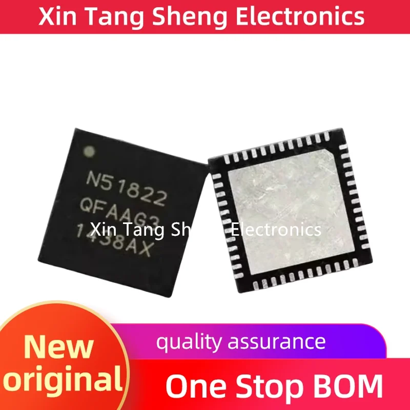 (2pcs)Original NRF51822-QFAA-R N51822 NRF51822 Radio frequency transceiver QFN chip
(2pcs)Original NRF51822-QFAA-R N51822 NRF51822 Radio frequency transceiver QFN chip