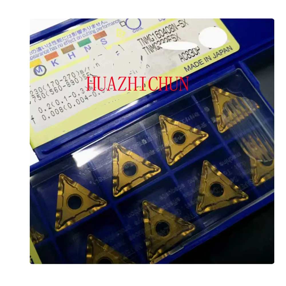 HUAZHICHUN TNMG160408N-SX AC830P AC820P AC2000 AC3000 Carbide Inserts Milling Cutter Tool
HUAZHICHUN TNMG160408N-SX AC830P AC820P AC2000 AC3000 Carbide Inserts Milling Cutter Tool