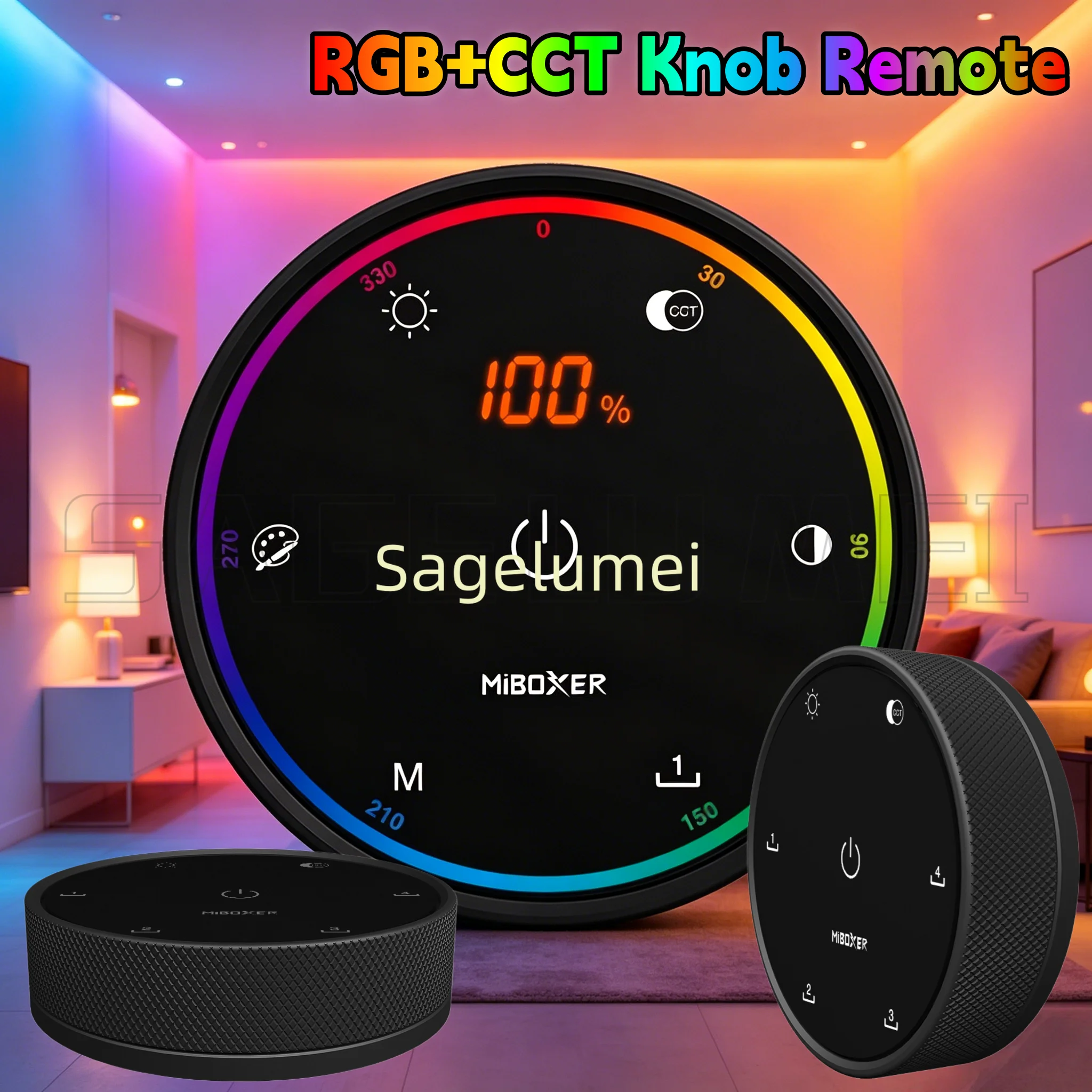 New Miboxer K5 CCT K6 2.4GHz RGB+CCT Rainbow Remote Round Remote LED Light/Bulb/Controller Brightness Dimming Milight Switch
New Miboxer K5 CCT K6 2.4GHz RGB+CCT Rainbow Remote Round Remote LED Light/Bulb/Controller Brightness Dimming Milight Switch