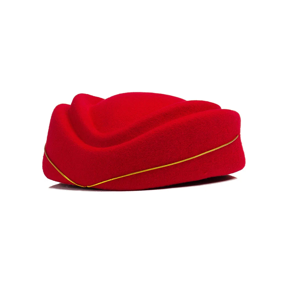 Fashion Casual Woolen Women's Flight Attendant Hat Uniform Professional Hat Hotel Aviation High-Speed Rail Welcome Etiquette Hat
Fashion Casual Woolen Women's Flight Attendant Hat Uniform Professional Hat Hotel Aviation High-Speed Rail Welcome Etiquette Hat