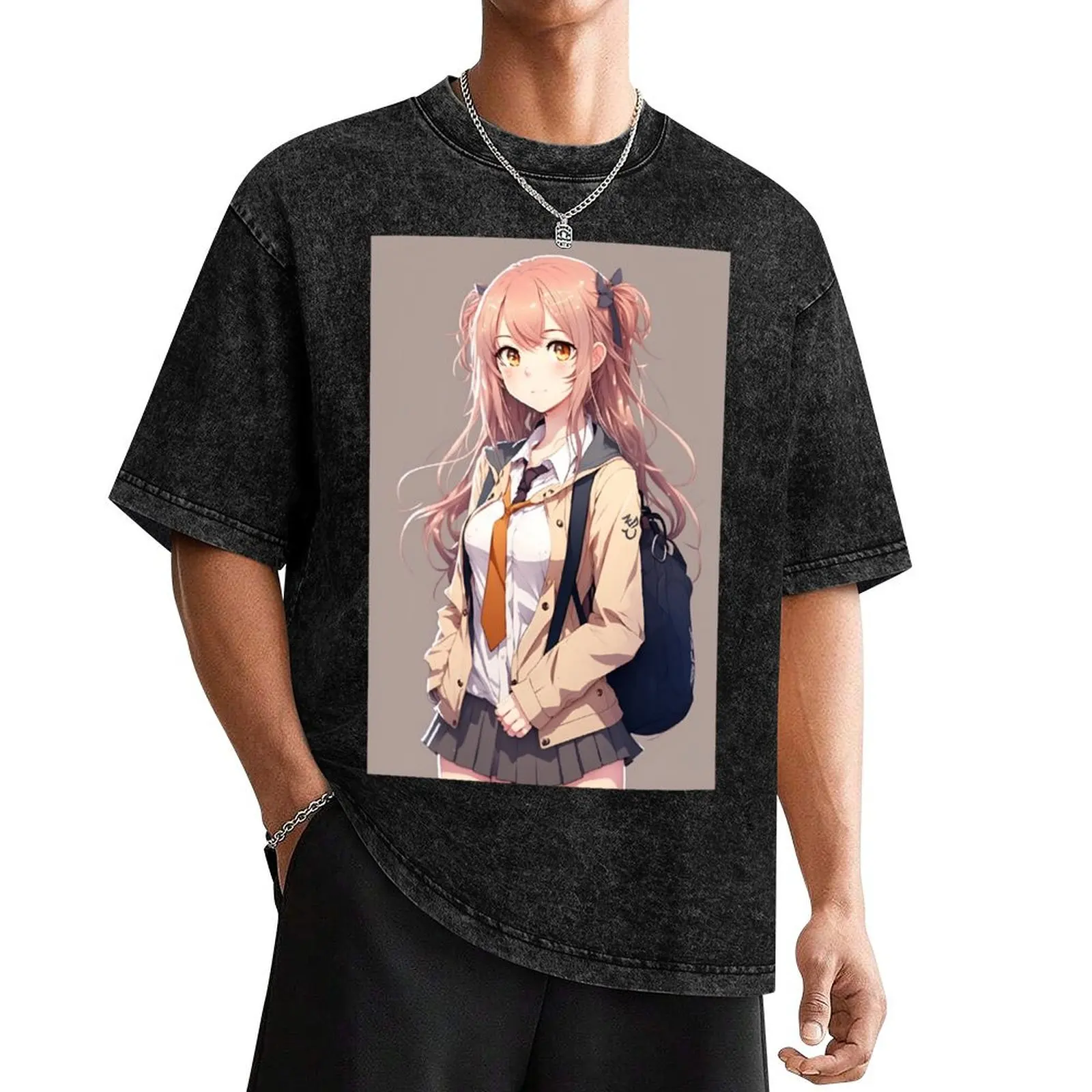 Anime Girl Cute Student Sexy with Backpack T-Shirt anime sweat heavyweights graphic tee shirt funny t shirts for men
Anime Girl Cute Student Sexy with Backpack T-Shirt anime sweat heavyweights graphic tee shirt funny t shirts for men