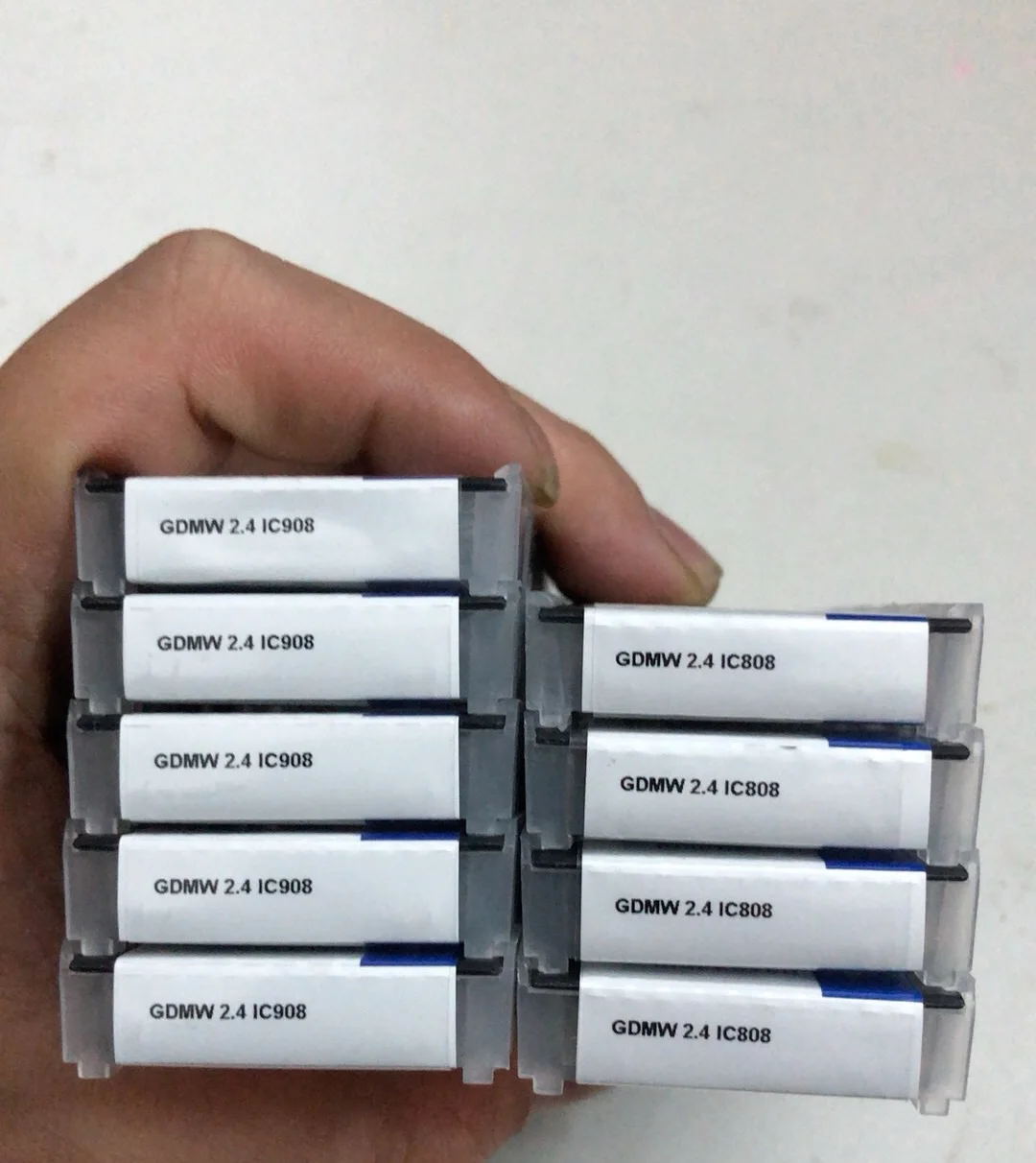 Carbide inserts for lathe GDMW2.4 IC808 IC908
Carbide inserts for lathe GDMW2.4 IC808 IC908