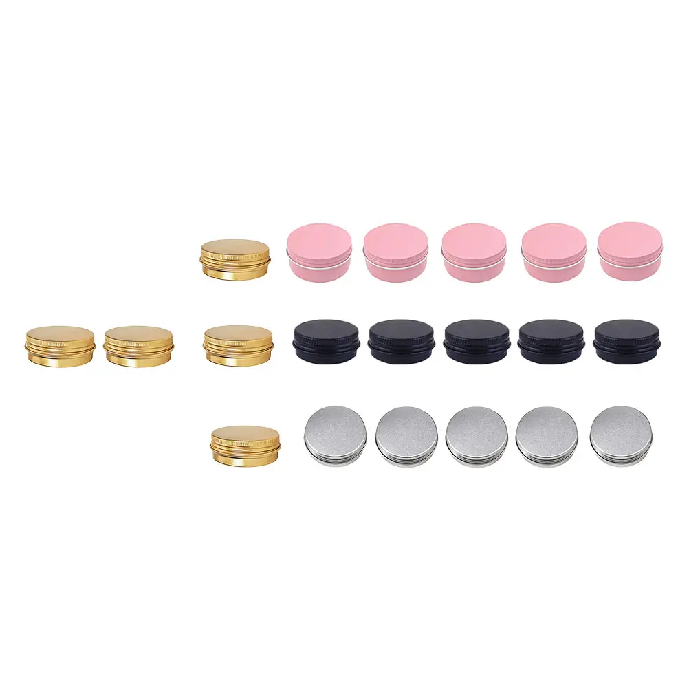 20 Pcs Aluminum Round Tins Storage Containers Lip Balm Makeup Cream C High Quality Sealed Screw Top Lid Bulk Pack
20 Pcs Aluminum Round Tins Storage Containers Lip Balm Makeup Cream C High Quality Sealed Screw Top Lid Bulk Pack