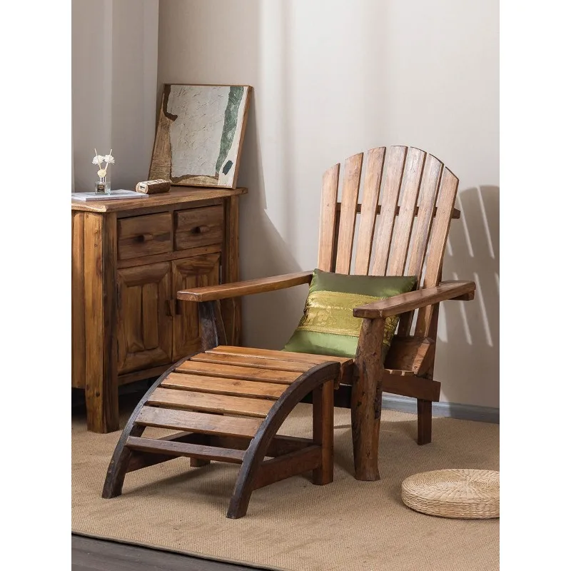 wood recliner lunch break Adult back chair can sit and lie down Living room balcony leisure chair Teak lounge chair
wood recliner lunch break Adult back chair can sit and lie down Living room balcony leisure chair Teak lounge chair