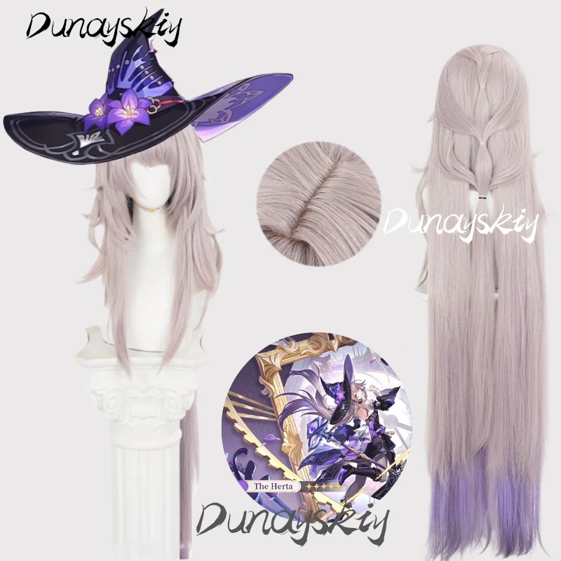 The Herta Cosplay Wig Honkai Star Rail Brown Long Hair Purple Gradient New Skin Herta Space Station Halloween Party Customized
The Herta Cosplay Wig Honkai Star Rail Brown Long Hair Purple Gradient New Skin Herta Space Station Halloween Party Customized