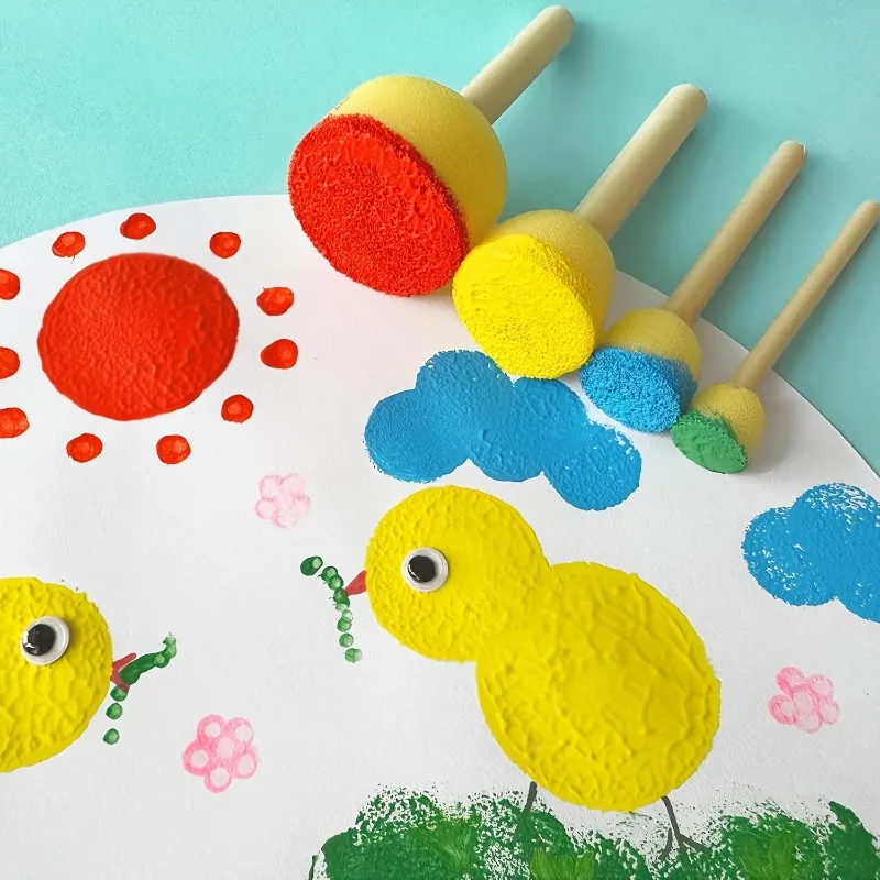 4 Size Round Foam Sponge Set Reusable Paint Sponges Multi-use Art Tools for Acrylic Watercolor Kid Craft Creation
4 Size Round Foam Sponge Set Reusable Paint Sponges Multi-use Art Tools for Acrylic Watercolor Kid Craft Creation