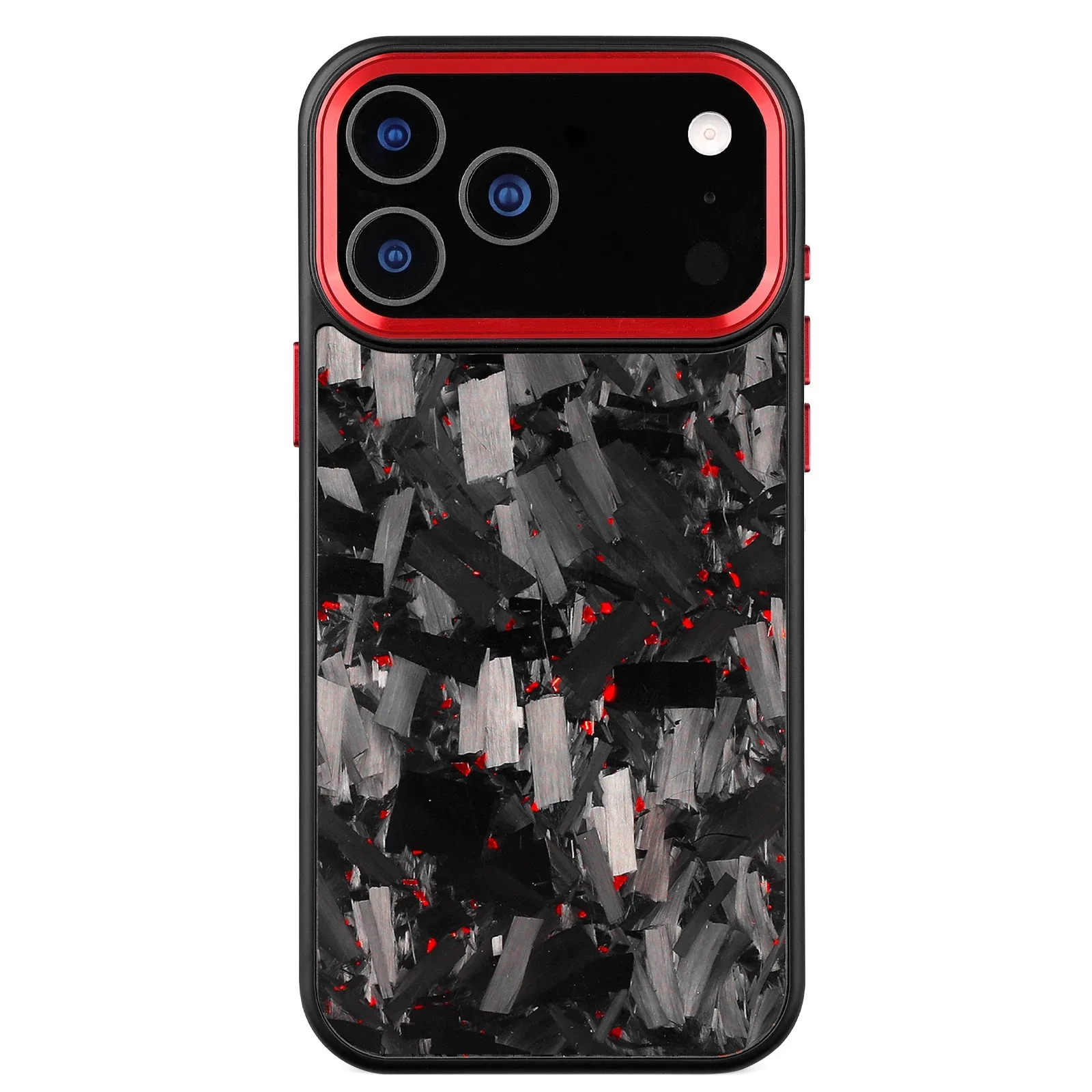 Magnetic carbon fiber forged anti-drop TPU protective case for iPhone.
Magnetic carbon fiber forged anti-drop TPU protective case for iPhone.
