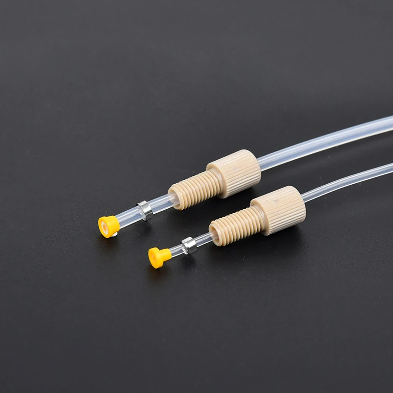 Quick Tightening PEEK Connector 1/4-28 Thread M6 Shimadzu Agilent Blade Ring Connector Inverted Cone Joint Peek Barb Fitting
Quick Tightening PEEK Connector 1/4-28 Thread M6 Shimadzu Agilent Blade Ring Connector Inverted Cone Joint Peek Barb Fitting