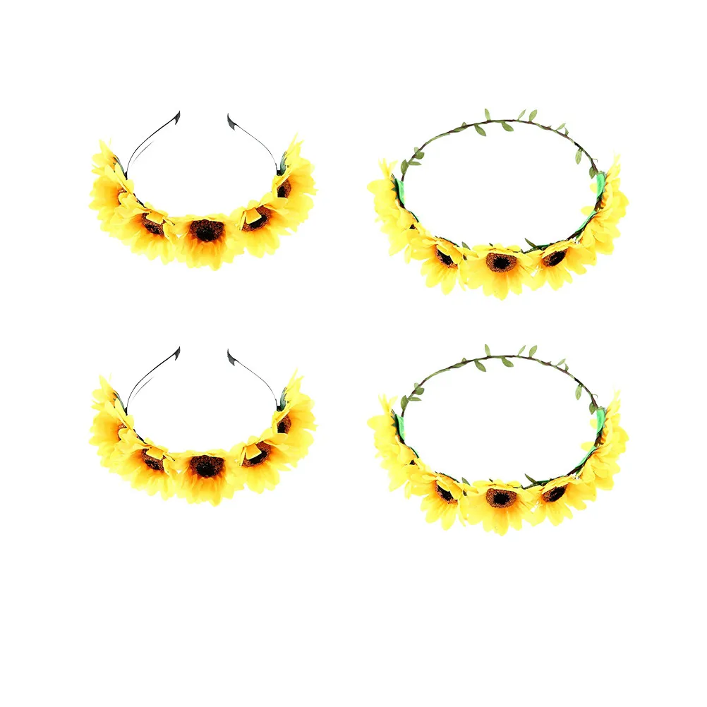 2Pcs Floral Daisy Flower Crown Hairband Elegant Headwear for Party Wedding Photo Shoot Graduation Ceremony Floral Wreath Hair
2Pcs Floral Daisy Flower Crown Hairband Elegant Headwear for Party Wedding Photo Shoot Graduation Ceremony Floral Wreath Hair