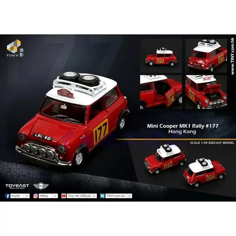 TINY 1:50 Mini Cooper 177 Off-Road Racing Alloy Premium Diecast Car Model Vehicle Collectible Gift Toy Anniversary
TINY 1:50 Mini Cooper 177 Off-Road Racing Alloy Premium Diecast Car Model Vehicle Collectible Gift Toy Anniversary
