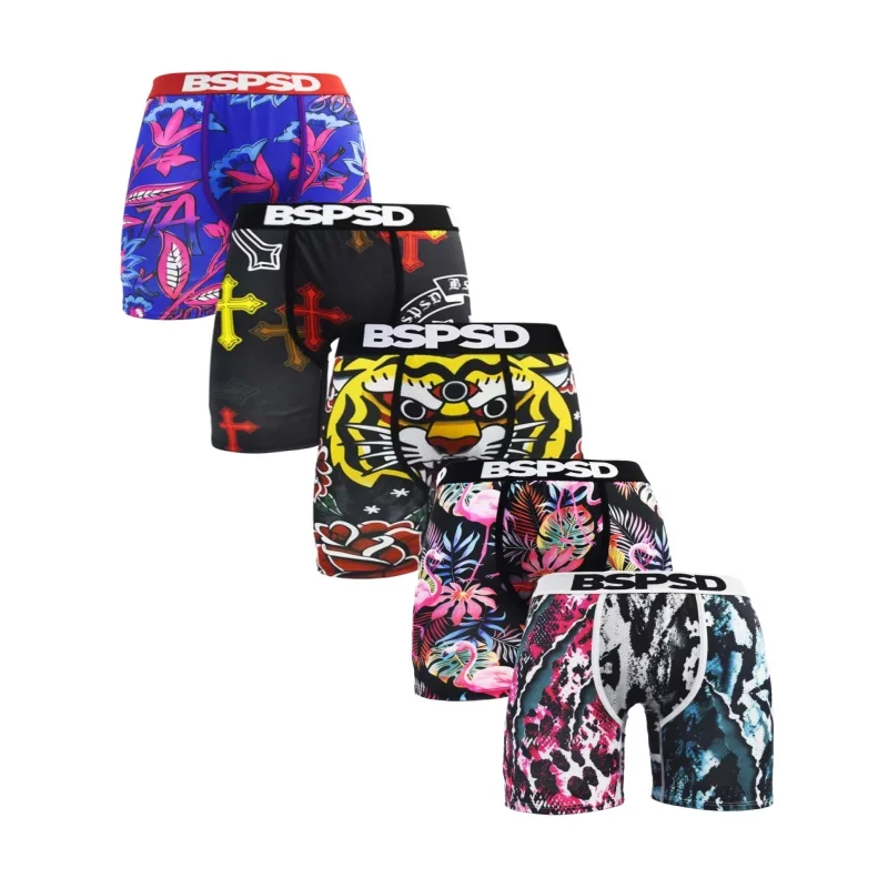 Men Underwear Boxers 5Pcs Breathable Comfort Men's Boxershorts Man Swimming Underpants Plus Size Print Men Panties Briefs Trunks
Men Underwear Boxers 5Pcs Breathable Comfort Men's Boxershorts Man Swimming Underpants Plus Size Print Men Panties Briefs Trunks