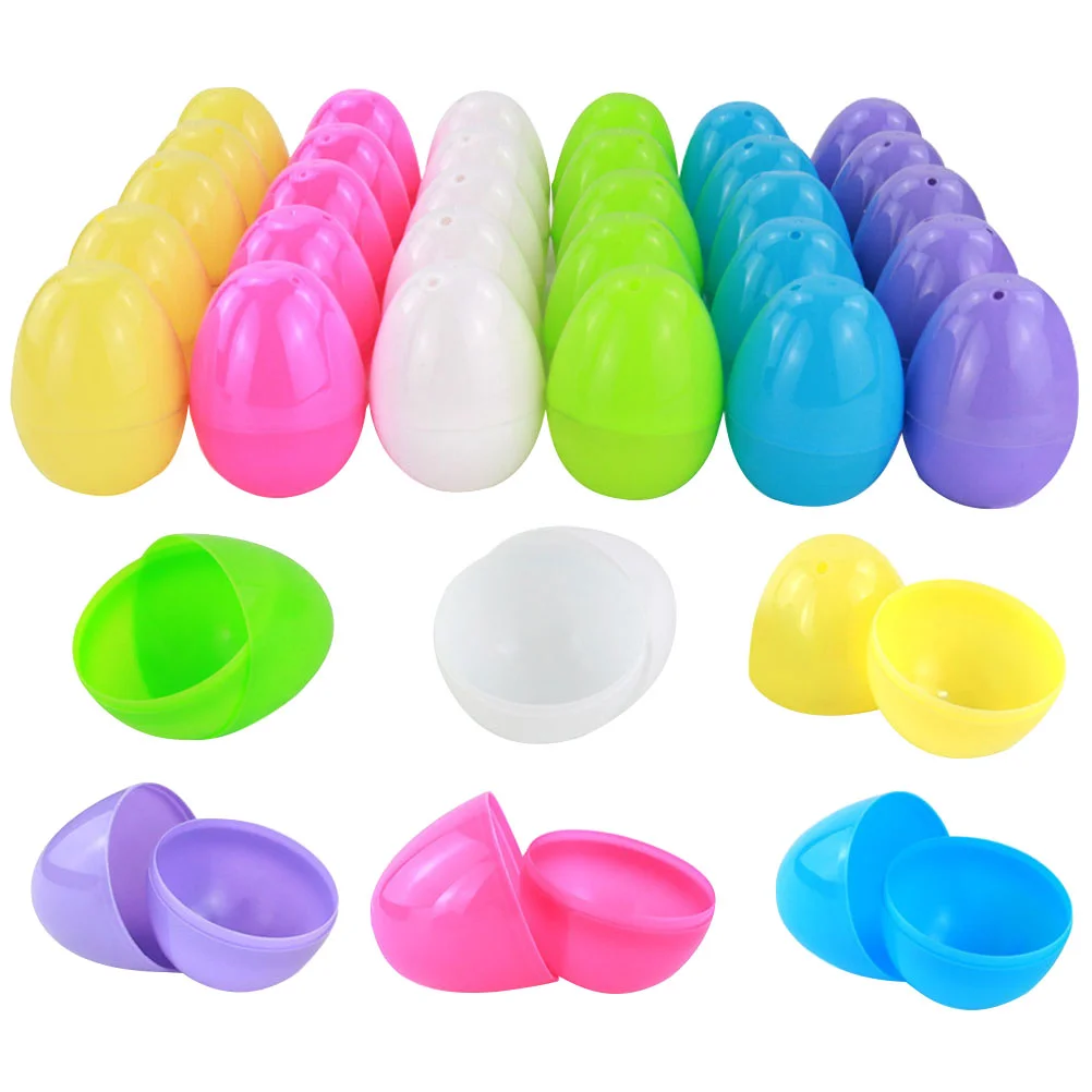 36 Pcs Easter Eggs Plastic Toy Decorative Hollow Shaped Gift Boxes 6x4cm Colors Children Party Home Festive
36 Pcs Easter Eggs Plastic Toy Decorative Hollow Shaped Gift Boxes 6x4cm Colors Children Party Home Festive