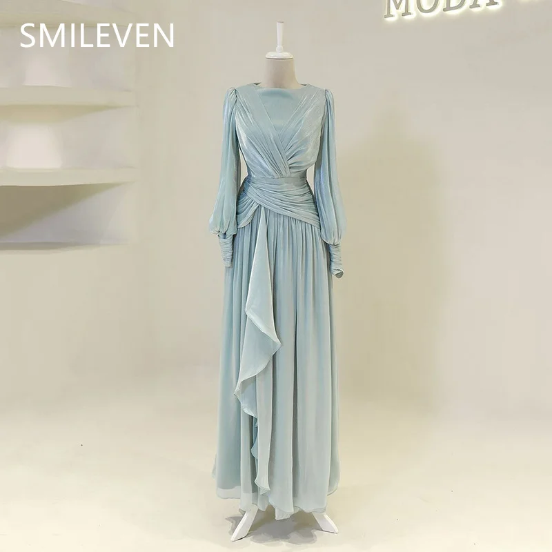 Smileven Modest Prom Dress Saudi Arabia Formal Ankle Length Evening Gowns Elegant Luxury Formal Occasion Dress Customized 2025
Smileven Modest Prom Dress Saudi Arabia Formal Ankle Length Evening Gowns Elegant Luxury Formal Occasion Dress Customized 2025