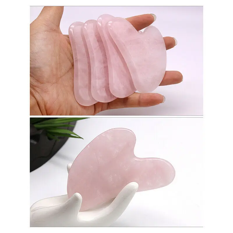 Gua Sha Massage Board for Face Rose Pink Guasha Plate Jade Face Massager Scrapers Tools for Face Neck Back Body
Gua Sha Massage Board for Face Rose Pink Guasha Plate Jade Face Massager Scrapers Tools for Face Neck Back Body