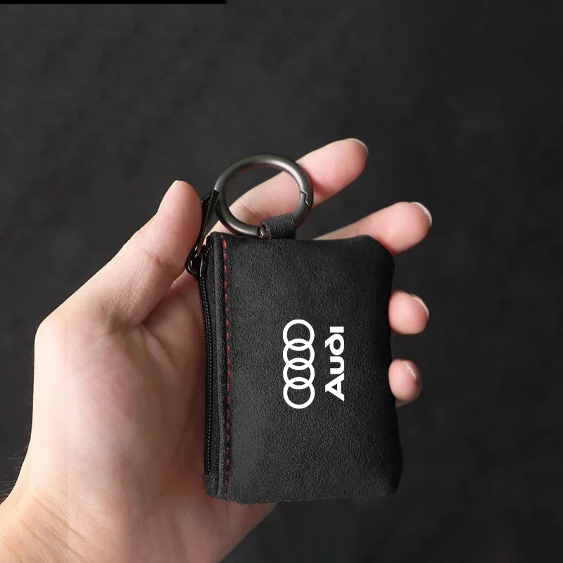 Suede Car Key Bag Zipper Storage Pouch Mini Coin Purse For Audi A1 A3 A4 A5 A6 A7 A8 Q3 Q5 Q7 RS S3 S4 S5 S6 S7 Sline TT Sticker
Suede Car Key Bag Zipper Storage Pouch Mini Coin Purse For Audi A1 A3 A4 A5 A6 A7 A8 Q3 Q5 Q7 RS S3 S4 S5 S6 S7 Sline TT Sticker