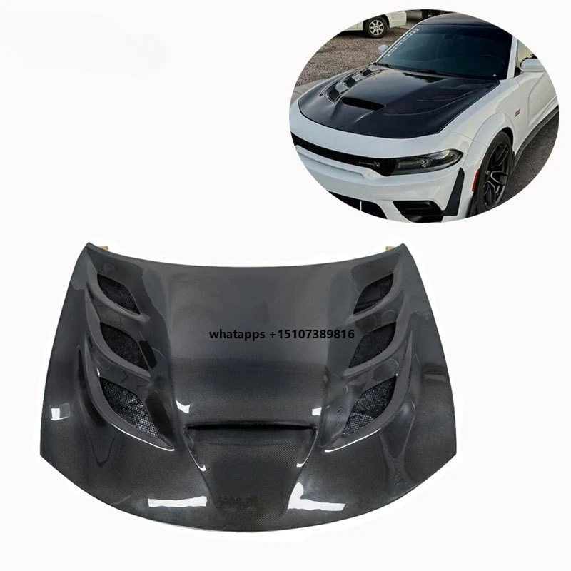 2015-2023 for Dodge Charger Carbon Fiber Engine Hood Replacement New Condition with Included Screws
2015-2023 for Dodge Charger Carbon Fiber Engine Hood Replacement New Condition with Included Screws