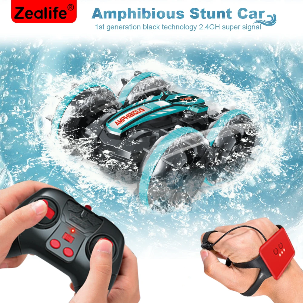 2.4G Rc Amphibious RC Car Toys Waterproof Vehicle Boat Remote Control Drift Cars RC Gesture Control Tank Car Toy For Kids Adults
2.4G Rc Amphibious RC Car Toys Waterproof Vehicle Boat Remote Control Drift Cars RC Gesture Control Tank Car Toy For Kids Adults