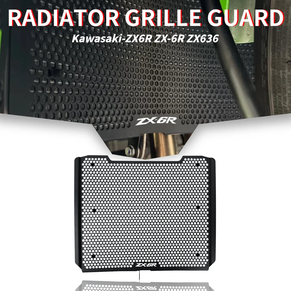 Motorcycle Radiator Guard Grille Cover Protector Protective Grill For ZX636R ZX-636R ZX-6R ZX6R ZX636 2013-2025
Motorcycle Radiator Guard Grille Cover Protector Protective Grill For ZX636R ZX-636R ZX-6R ZX6R ZX636 2013-2025