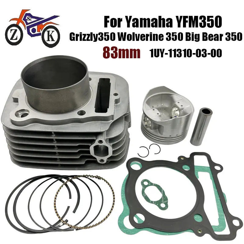 Комплект прокладок поршневых колец цилиндра диаметром 83 мм для Yamaha YFM350 Grizzly350 Big Bear 350 2T 350cc, детали двигателя 1UY-11310-03-00
Комплект прокладок поршневых колец цилиндра диаметром 83 мм для Yamaha YFM350 Grizzly350 Big Bear 350 2T 350cc, детали двигателя 1UY-11310-03-00