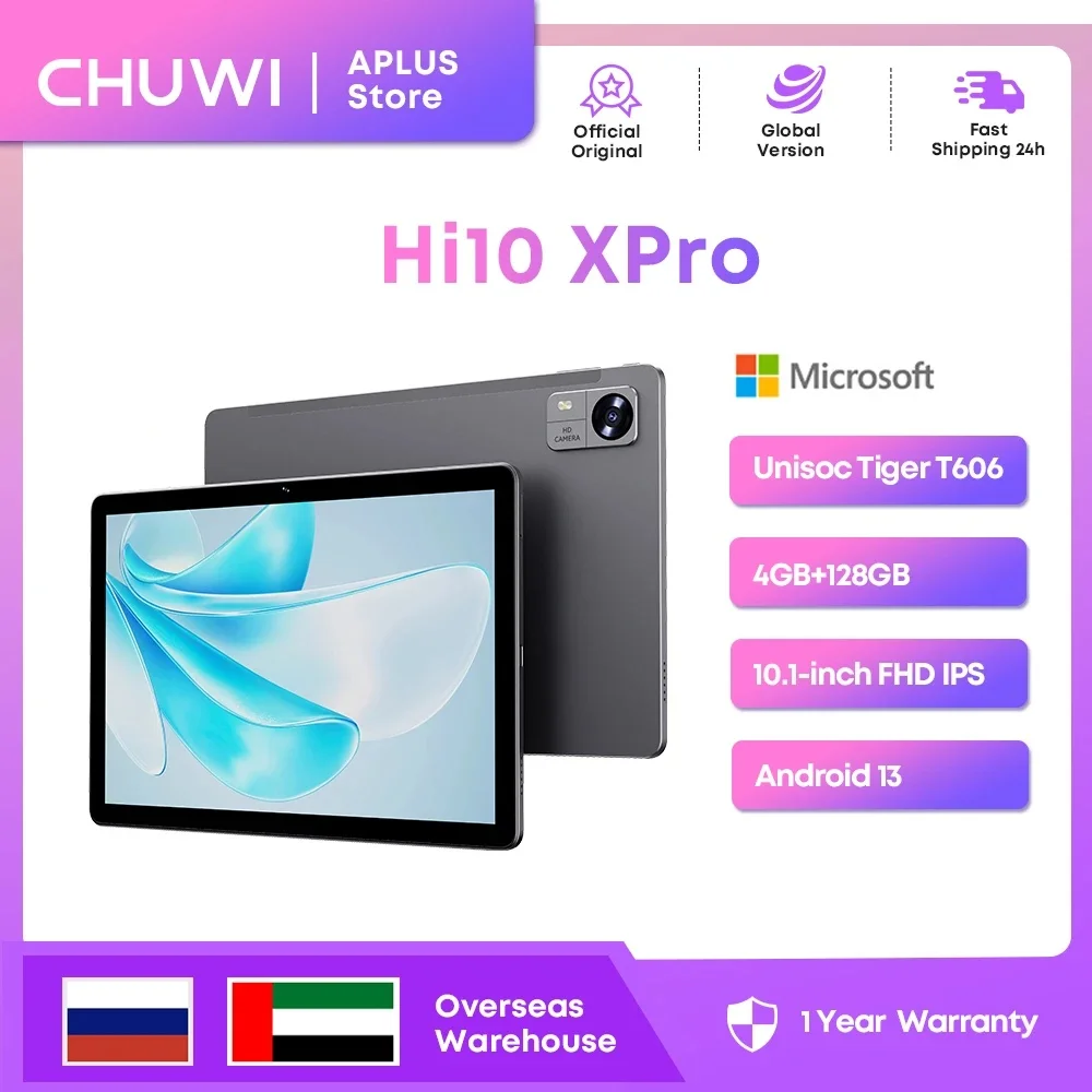 Планшет CHUWI Hi10 XPro, 4 ГБ ОЗУ, 128 ГБ ПЗУ, Unisoc T606, восьмиядерный процессор, 10,1 дюйма, FHD, IPS, 7000 мАч, аккумулятор, 4G LTE, Android 13 Pad
Планшет CHUWI Hi10 XPro, 4 ГБ ОЗУ, 128 ГБ ПЗУ, Unisoc T606, восьмиядерный процессор, 10,1 дюйма, FHD, IPS, 7000 мАч, аккумулятор, 4G LTE, Android 13 Pad
