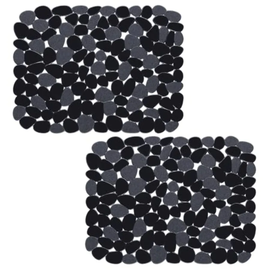 Pebble Sink Mat for Stainless Steel/Ceramic Sinks, 2 Pack PVC Sink Protectors Mats for Bottom of Kitchen Sink, Dish Drying Mat
Pebble Sink Mat for Stainless Steel/Ceramic Sinks, 2 Pack PVC Sink Protectors Mats for Bottom of Kitchen Sink, Dish Drying Mat