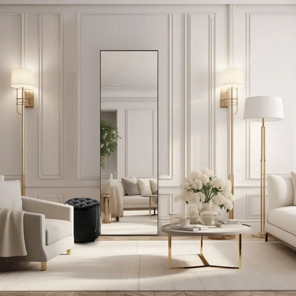 Arched Full Length Mirror 59 X16 Full Body Floor Mirror Standing Hanging Or Leaning Wall, Arch Wall Mirror With Stand Aluminum
Arched Full Length Mirror 59 X16 Full Body Floor Mirror Standing Hanging Or Leaning Wall, Arch Wall Mirror With Stand Aluminum