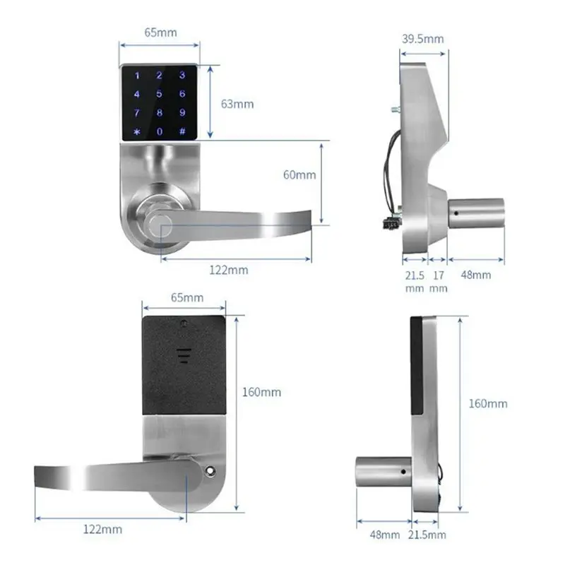 (A95Z) Electronic Trusted Digital Keyless Door Lock for Home & Office Security, Touchscreen
(A95Z) Electronic Trusted Digital Keyless Door Lock for Home & Office Security, Touchscreen