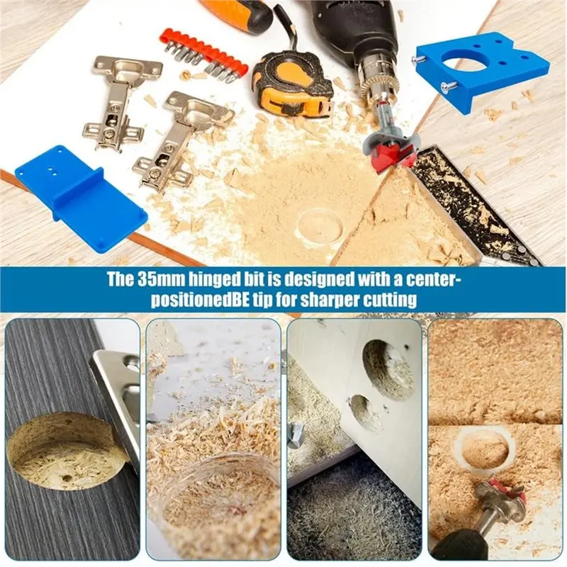 AA81-For Cabinet Door Installation For Woodworking 35Mm Concealed Hinge Jig Kit Drill-Bits And Router Jig
AA81-For Cabinet Door Installation For Woodworking 35Mm Concealed Hinge Jig Kit Drill-Bits And Router Jig