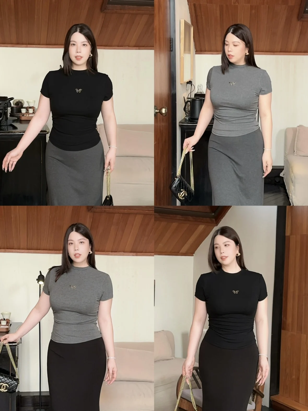 Slimming Large Size round Neck Short Sleeve T-Shirt Commute Sports Top Pure Color Versatile Casual Summer Women's Fashion
Slimming Large Size round Neck Short Sleeve T-Shirt Commute Sports Top Pure Color Versatile Casual Summer Women's Fashion