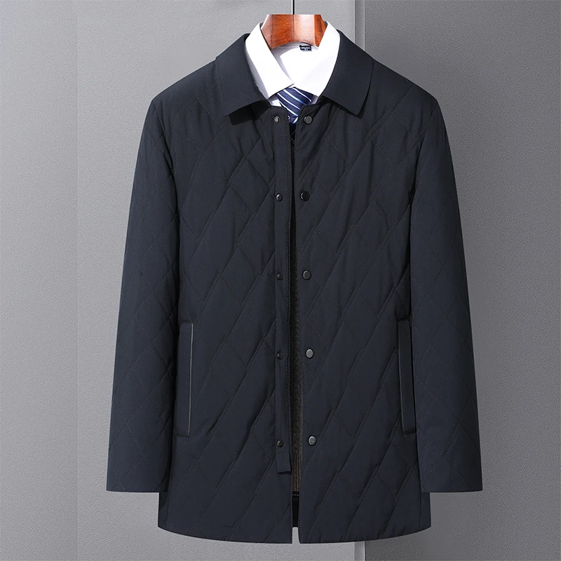 Легкая фланелевая куртка с воротником из хлопка, средней длины, версия F, мужское зимнее пальто, теплое, повседневное, приталенное, однотонное
Легкая фланелевая куртка с воротником из хлопка, средней длины, версия F, мужское зимнее пальто, теплое, повседневное, приталенное, однотонное