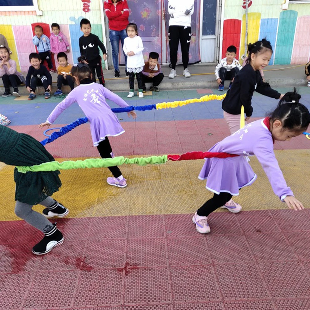 Rainbow Resistance Bands Kids Outdoor Stretchy Exercise Playground Team Building PE Activity Sports Game for School
Rainbow Resistance Bands Kids Outdoor Stretchy Exercise Playground Team Building PE Activity Sports Game for School