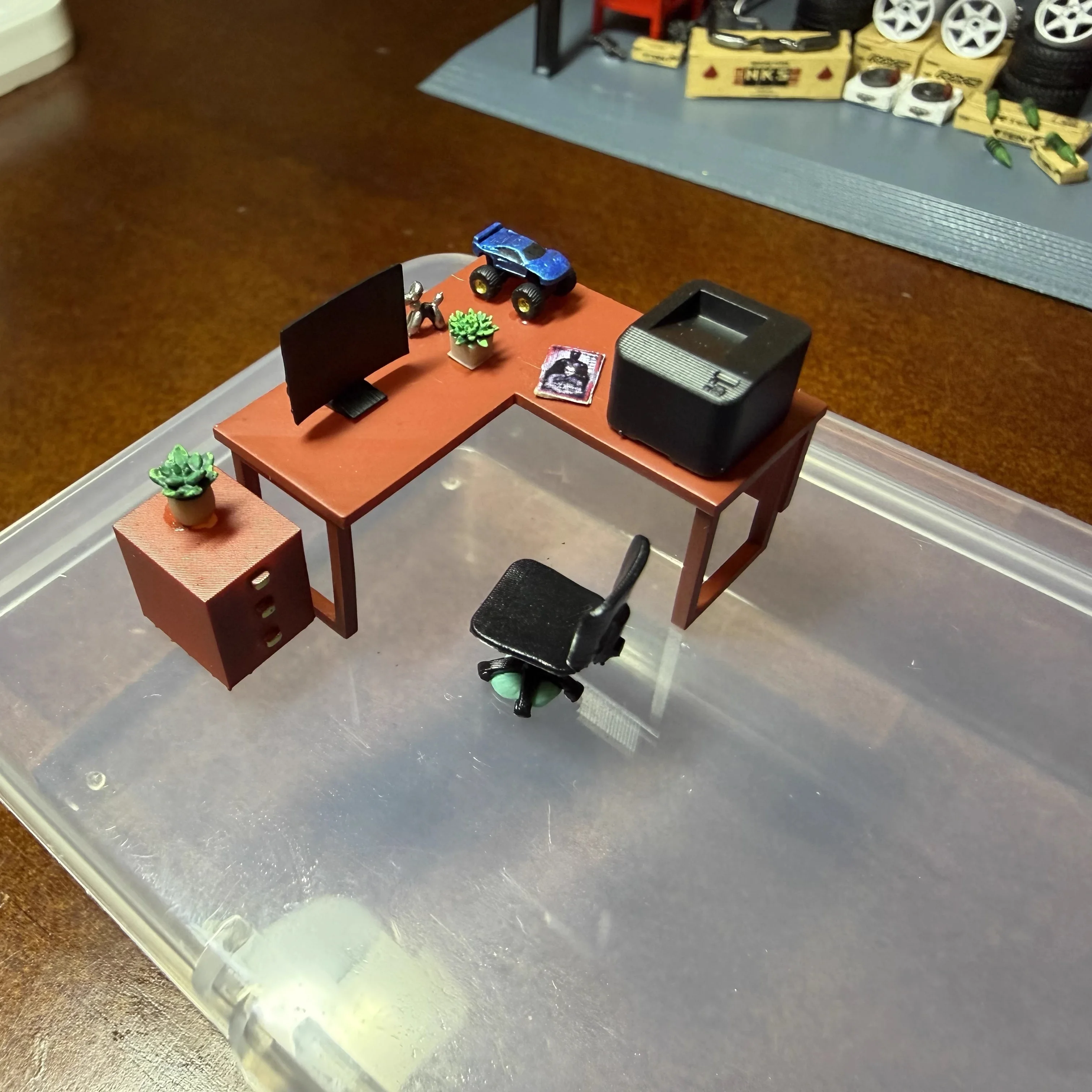 1:64 Office Miniature Models: Refrigerator, Coffee Maker, Microwave, Computer, Printer, Decorative Garage Model Scene Diorama
1:64 Office Miniature Models: Refrigerator, Coffee Maker, Microwave, Computer, Printer, Decorative Garage Model Scene Diorama