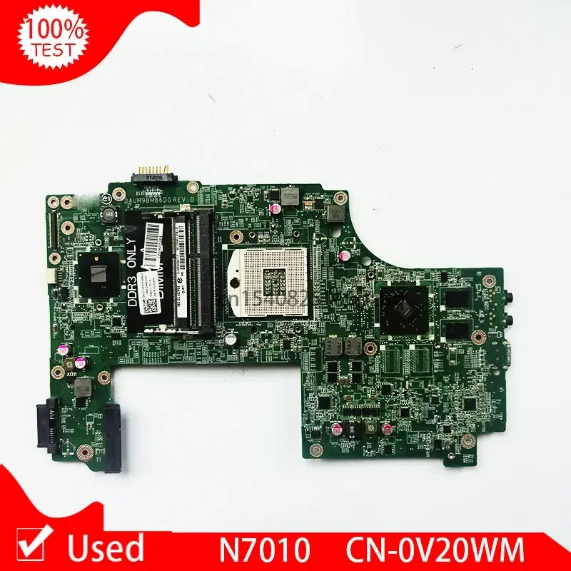 Used Laptop Motherboard For DELL N7010 CN-0V20WM 0V20WM V20WM DAUM9BMB6D0 HM57 HD 5470 1GB Mainboard
Used Laptop Motherboard For DELL N7010 CN-0V20WM 0V20WM V20WM DAUM9BMB6D0 HM57 HD 5470 1GB Mainboard