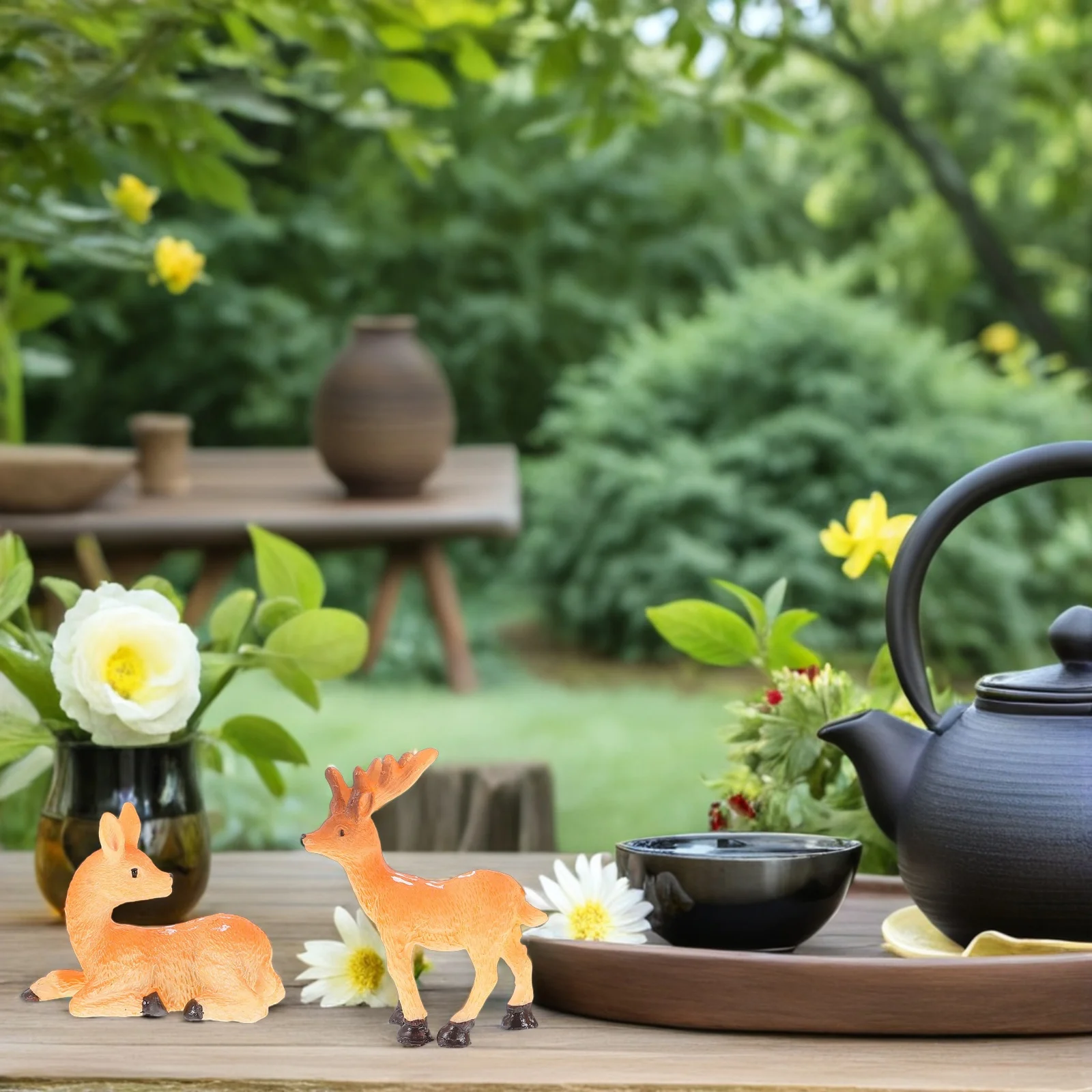 3pcs Deer Figurines Resin Craft Garden Decorations Christmas Toys Small Tiny Animal Figurines Animal Ornaments
3pcs Deer Figurines Resin Craft Garden Decorations Christmas Toys Small Tiny Animal Figurines Animal Ornaments