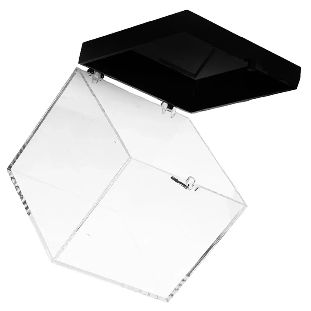 Rock Storage Box 6.8x6.8x6.8 Black Base Clear Display Case for Mineral Crystals Specimen Plastic Collector Box
Rock Storage Box 6.8x6.8x6.8 Black Base Clear Display Case for Mineral Crystals Specimen Plastic Collector Box