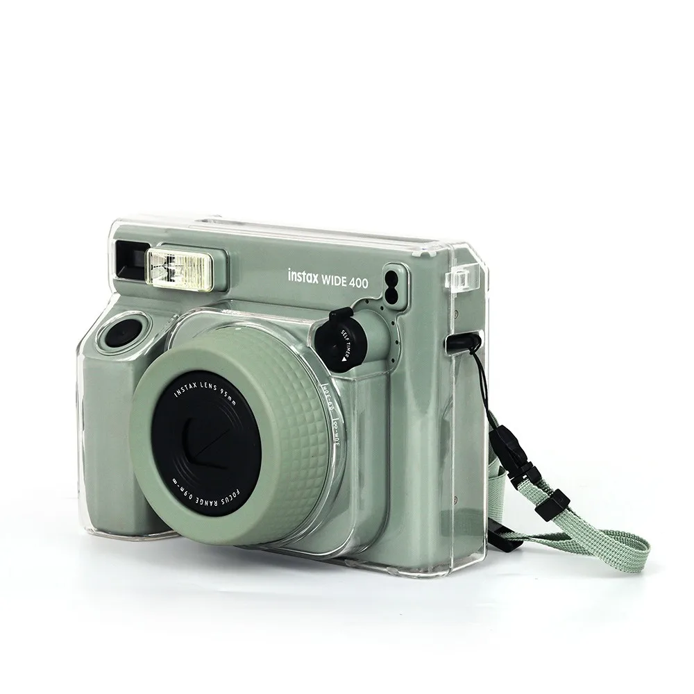 For Instant Camera Wide 400 Transparent Crystal Case Camera Shockproof Anti-Scratch Storage Case Protective Case With Strap
For Instant Camera Wide 400 Transparent Crystal Case Camera Shockproof Anti-Scratch Storage Case Protective Case With Strap