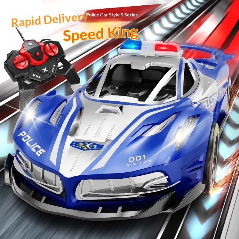 Generic Remote Control Police Car 1:18 4WD Electric Rechargeable Drifting Race Car With Double LED Lights Toy For Boys Aged 6-12
Generic Remote Control Police Car 1:18 4WD Electric Rechargeable Drifting Race Car With Double LED Lights Toy For Boys Aged 6-12
