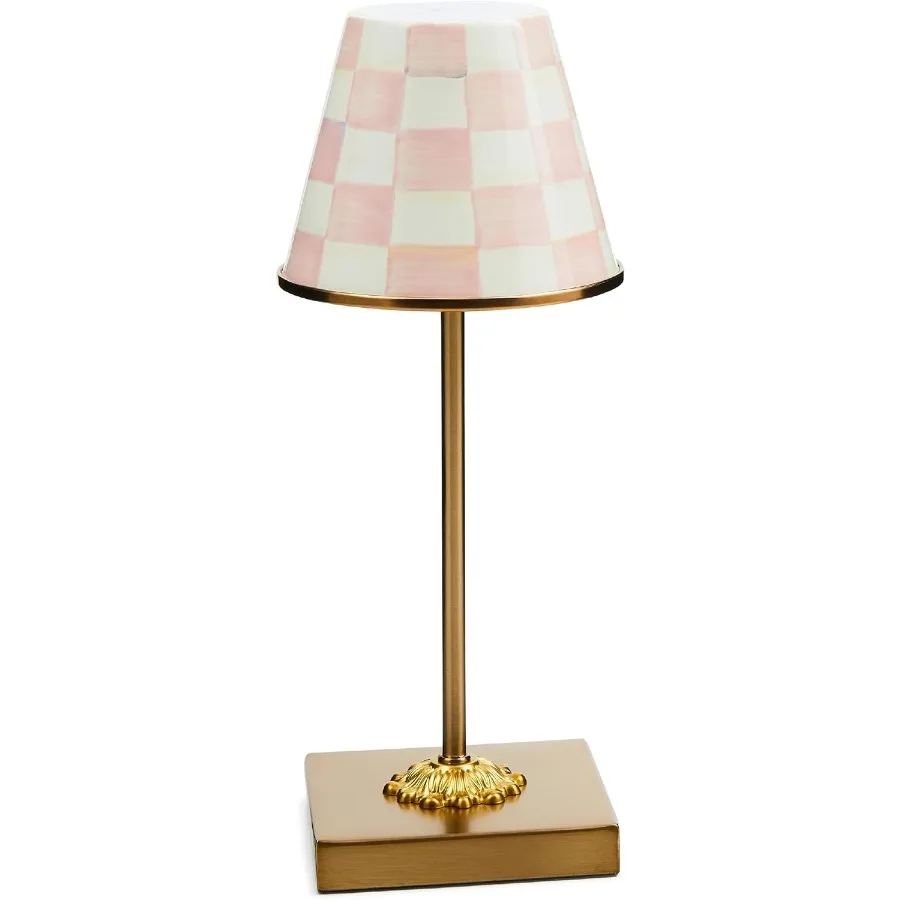 MACKENZIE-CHILDS Светодиодная аккумуляторная настольная лампа для кафе Беспроводная декоративная лампа Розово-белая розовая клетчатая
MACKENZIE-CHILDS Светодиодная аккумуляторная настольная лампа для кафе Беспроводная декоративная лампа Розово-белая розовая клетчатая
