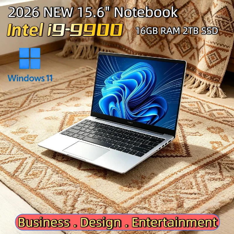 Windows 11 Ultra Slim Laptop Computer 15.6 Inch 32GB RAM 512GB 1TB SSD Intel i9 9900 Notebook Gamer 1920x1080 Office PC Max Pro
Windows 11 Ultra Slim Laptop Computer 15.6 Inch 32GB RAM 512GB 1TB SSD Intel i9 9900 Notebook Gamer 1920x1080 Office PC Max Pro