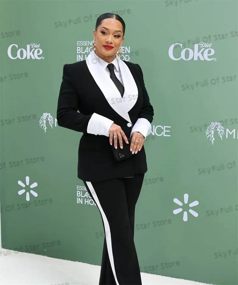 Black White Women Suit Pants Set Customized 2 Pcs Blazer+Trousers Spring Formal Office Lady Jacket Cotton Wedding Prom Dress
Black White Women Suit Pants Set Customized 2 Pcs Blazer+Trousers Spring Formal Office Lady Jacket Cotton Wedding Prom Dress