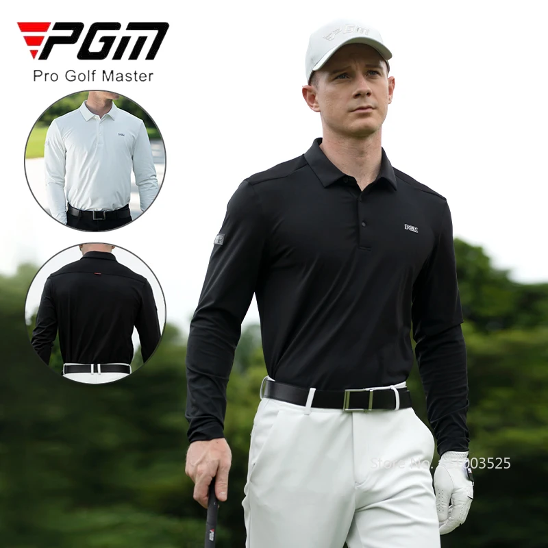 PGM Spring Autumn Men Golf Shirt Male Elastic Long Sleeve T-shirt Men Breathable Polo Sport Tops Casual Workout Golf Clothing
PGM Spring Autumn Men Golf Shirt Male Elastic Long Sleeve T-shirt Men Breathable Polo Sport Tops Casual Workout Golf Clothing