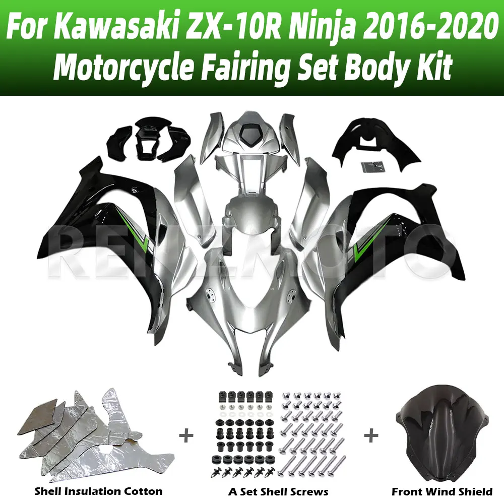 For Kawasaki ZX-10R Ninja 2016-2020 Motorcycle Fairings ABS Plastic Bodywork Kits Mold Painted Accessories Injection 10R16-101a
For Kawasaki ZX-10R Ninja 2016-2020 Motorcycle Fairings ABS Plastic Bodywork Kits Mold Painted Accessories Injection 10R16-101a